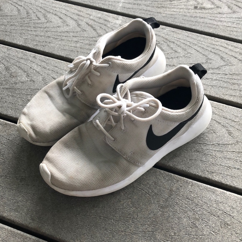 White Nike sneakers